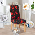 Halloween Chair Covers, Spooky Dining Chair Slipcovers, Stretch Fit