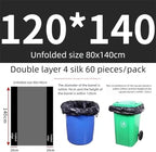DJDBaihuo 70-gallon trash bags, 47.24" x 55.12", leak-proof & tear-resistant - Image 7