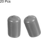 uxcell 20pcs Rubber End Caps Protective Caps 13mm ID Vinyl PVC Round Tube Bolt - Image 2