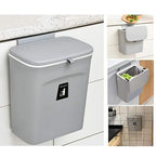 Compost Bin for Kitchen -2.4 Gallons/9L Trash Can for Under Sink, Hanging Small by MUGYPYR