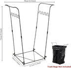 2 Pack Trash Bag Holder, 30-45 Gallon Garbage Bag Holder, Metal Portable Leaf - Image 2