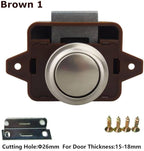 Encell Set of 5 Push Button Latch Cupboard - Image 3