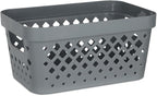 Glad Plastic Baskets for Organizing, Linen Closet, and Bathroom | Nesting Shelf - Image 2