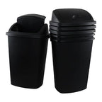 13 Gallon Black Outdoor Garbage Can by Yesdate