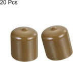 uxcell 20pcs Rubber End Caps 31mm ID Vinyl PVC Round Tube Bolt Cap Cover Screw - Image 2