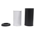 58.6 Liter / 15.48 Gallon Commercial Open Top Trash Can White Stainless Steel - Image 9