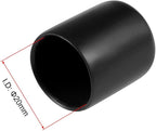 uxcell 20pcs Rubber End Caps 20mm ID Vinyl Round Tube Bolt Cap Cover Thread - Image 3