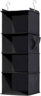 4-Shelf Hanging Closet Organizer and Storage, Collapsible Hanging Shelves by WelcometoYRCBEHFU