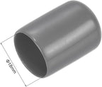 uxcell 20pcs Rubber End Caps 18mm ID Vinyl PVC Round Tube Bolt Cap Cover Screw - Image 3