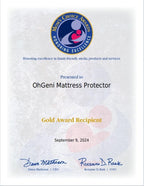 OhGeni 100% Waterproof Mattress Protector, King Size Mattress Pad, Fits 6"-20" - Image 10