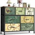 OLIXIS 7 Drawer Fabric Dresser, Storage Tower for Bedroom and Closet