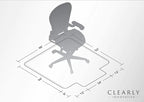 Exclusive Beveled Edge Glass Chair Mat - Image 2