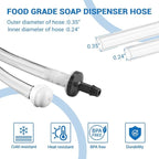 Yofidra Soap Dispenser for Kitchen Sink: Built in Sink Soap Dispenser Pump - Image 9