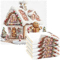 senya Kitchen Dishcloths Cute Gingerbread Candy Cloth Dish Towels