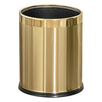 2.6Gallon/10L Brass Gold Bathroom Trash Can by LEASYLIFE