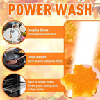Whaline 12 Pack Fall Maple Leaves Kitchen Sponges, Red Orange, Compressed - Image 5