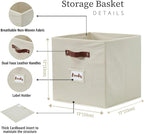DECOMOMO Storage Cubes, Fabric Organizer Bins - Image 3
