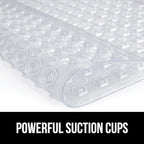 GORILLA GRIP Patented Square Shower Stall Mat, Small Bathtub Floor Mats - Image 3