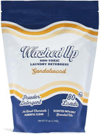 Sandalwood Laundry Detergent Powder | Only 100% Pure Essential Oils | Safe by WashedUpGoods