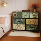 OLIXIS 7 Drawer Fabric Dresser, Storage Tower for Bedroom and Closet