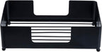 MyGift Modern Matte Black Metal Folded Paper Towel Holder - Image 6