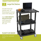 Pearington 3-Tier Compact Multi-Purpose Plastic Utility Cart - Image 4