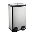 Dual Trash Can, 60 Liter/16 Gallon Dual Bin Trash Can by JM%C2%B7YIPENG