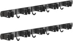 2 Pack Mop and Broom Holder Wall Mount, Non-slip Broom Hanger Wall Mount by CUXIXA