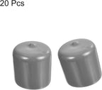 uxcell 20pcs Rubber End Caps Protective Caps 33mm ID Vinyl PVC Round Tube Bolt - Image 2