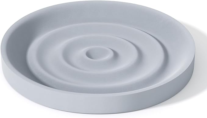 Diatomite Soap Dish Holder, Water Absorbent Stone Soap Dish, Quick Dry Stone by SlowSLog