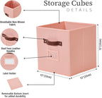 DECOMOMO Storage Cubes, Fabric Organizer Bins - Image 3