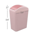4.5 Gallon Pink Plastic Waste Can, Kitchen Garbage Can - Image 2