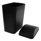 4.5 Gallon Swing Top Trash Bin, Plastic Garbage Can - Image 2
