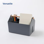 BLUE GINKGO Medium Storage Basket – Plastic Caddy - Image 3