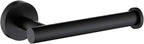 TASTOS Matte Black Toilet Paper Holder SUS304 Stainless Steel, Modern Round by TASTOS