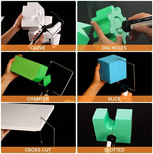 4-in-1 Hot Wire Foam Cutter Kit Hot Knife Cutting Tool