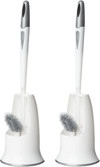 2 Pack Toilet Bowl Brush with Holder by Ryhiac