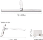 Ettori Shower Squeegee for Glass Door, Squeegee for Shower Glass Door, Window - Image 2