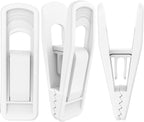 Hanger Clips for Velvet Hangers, Non-Slip Plastic Clips Pant Skirt Hanger Clips by TOFIIGREM