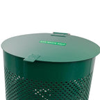 ZERO WASTE USA - The Sentry® Waste Can Gloss Green - 100% Rust-Free, - Image 2