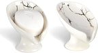 Soap Dish Set, Self Draining Bar Soap Holder by ANTISSHOME