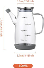 Large Glass Oil Dispenser Bottle - Image 6