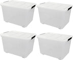 4 Packs 70L Large Plastic Storage Container - Image 7