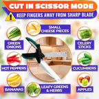 2 in 1 Kitchen Scissors for Food with Cutting Board, Safety Lock - Image 7