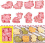 BESEK Animal Cookie Cutters for Kids: Safari Zoo Animals 8 PCS Cookie Cutters Set with Lion, Giraffe, Hippo, Elephant, Crocodile, Zebra, Tiger, Monkey etc. (Gift Box) by Unknown