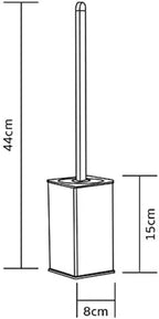 Toilet Brush Holder Stainless Steel 304 Standing Gold Square Toilet Brush Holder - Image 6