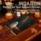 Halloween Ghost Pumpkin Hand Towels, Ghost Halloween Dish Tea Towels for Kitchen Decor, Fall Pumpkin Bathroom Decor, 16x24 Inch - Image 5