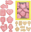 8 Pcs Happy Birthday Cookie Molds New Year Spring Festival 3D Biscuit Mould Baking Tool Easter Cartoon Stamps for Biscuits (Christ's Communion) by MIANXIAOXIN