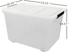 4 Packs 70L Large Plastic Storage Container - Image 2