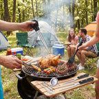 Relaxweex Thanksgiving Stainless Steel Turkey Baster Set with Meat Baster - Image 2